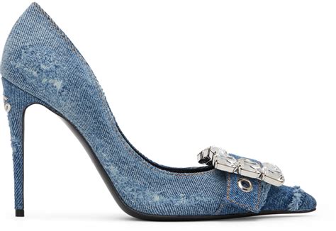 dolce gabbana woman shoes|Dolce & Gabbana denim heels.